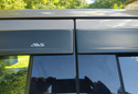 AVS Matte Black Seamless Window Deflectors