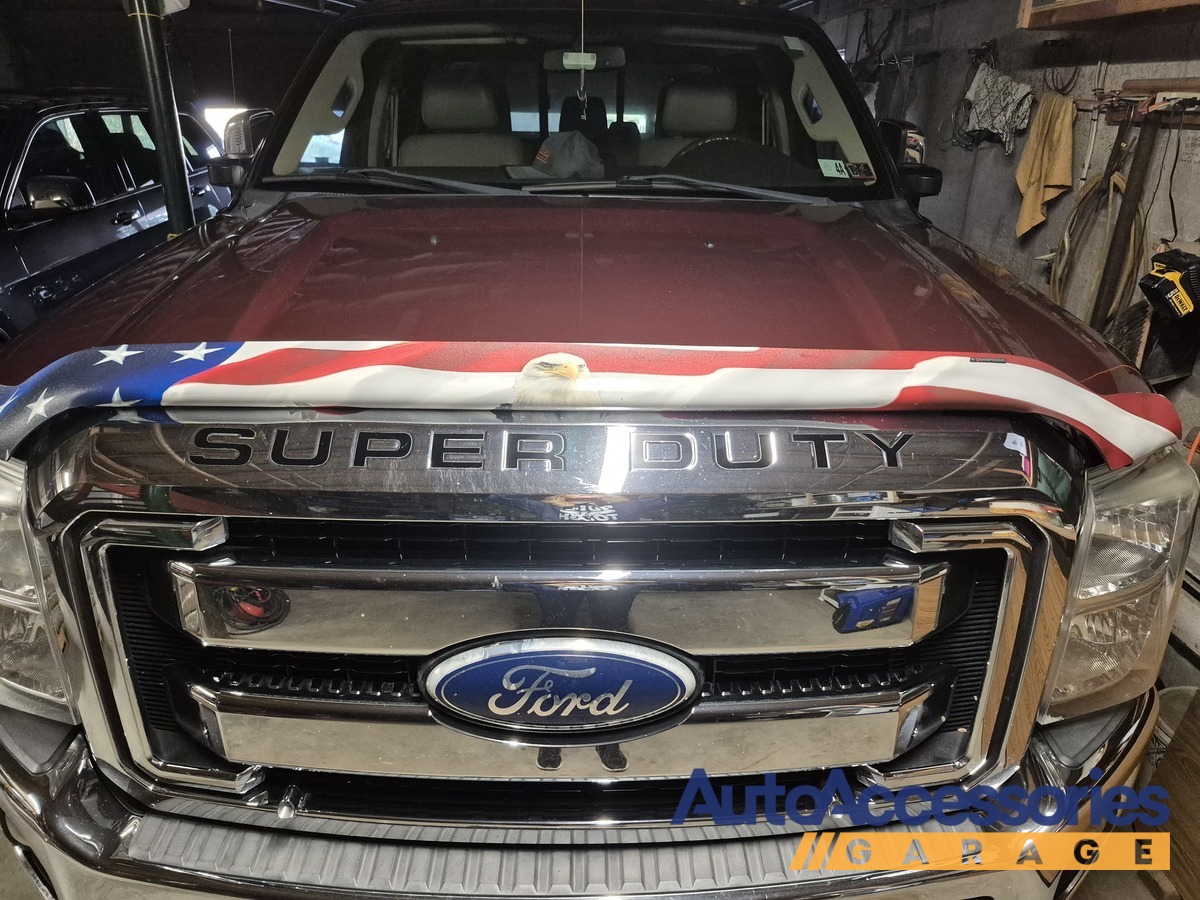 Stampede Vigilante Premium US Flag Bug Deflector photo by Lynne H
