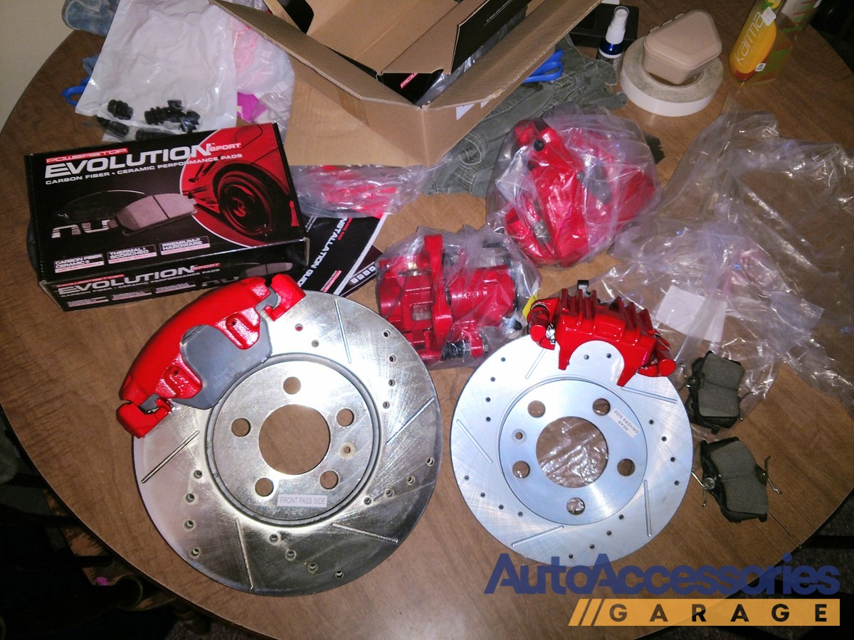 Power Stop Performance Brake Kit with Calipers Free Shipping