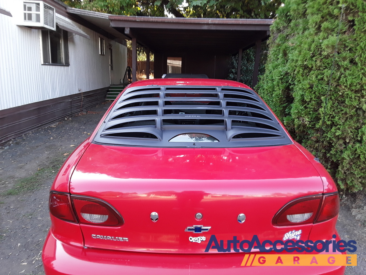ASTRA HAMMOND Textured ABS Rear Window Louver For 1978-1985 Dodge Full-Size Vans (Willpak Style)