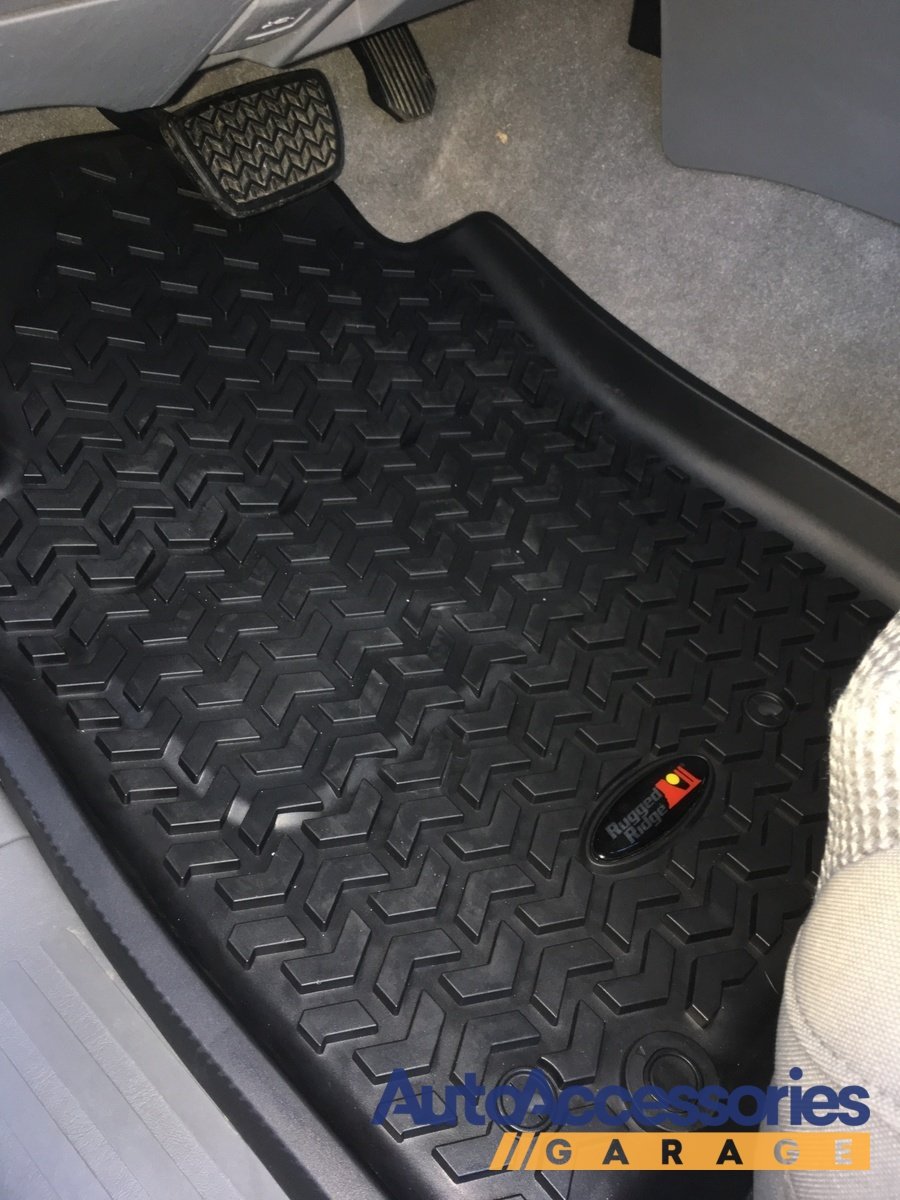 Trapper's Peak Automotive Floor Mats Solid ClimaProof for all weather  protection Universal Fit Trimmable Heavy Duty