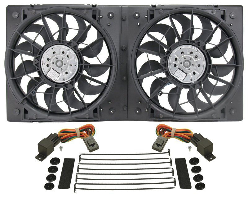 Derale Dual High Output Electric Radiator Fan Free Shipping Dual High Output Rad Fan