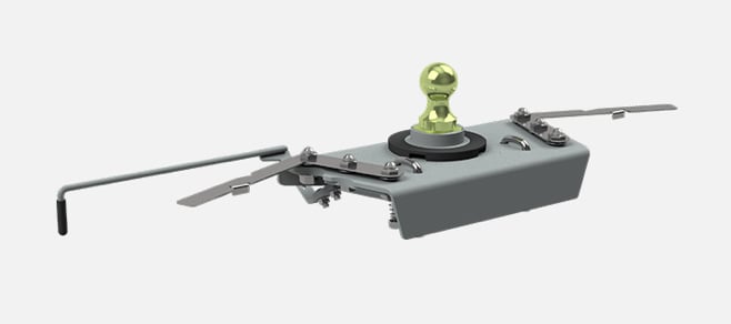 Image is representative of B&W Turnover Ball Gooseneck Hitch.<br/>Due to variations in monitor settings and differences in vehicle models, your specific part number (GNRK1314) may vary.