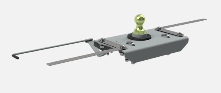Image is representative of B&W Turnover Ball Gooseneck Hitch.<br/>Due to variations in monitor settings and differences in vehicle models, your specific part number (GNRK1384) may vary.