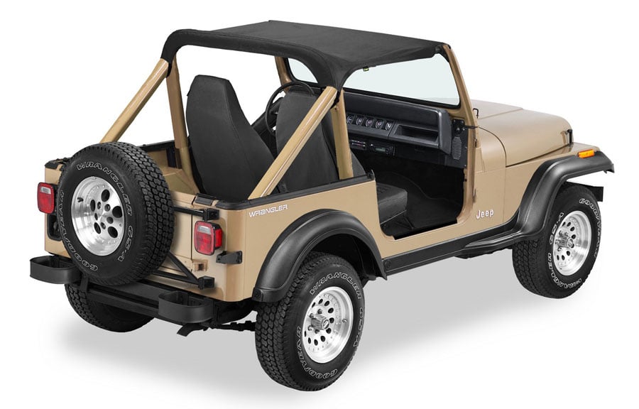 19921995 Jeep Wrangler Bestop Strapless Bikini Top Bestop 5251915