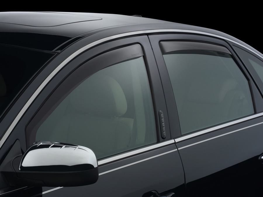 Image is representative of WeatherTech Window Deflector.<br/>Due to variations in monitor settings and differences in vehicle models, your specific part number (82375) may vary.