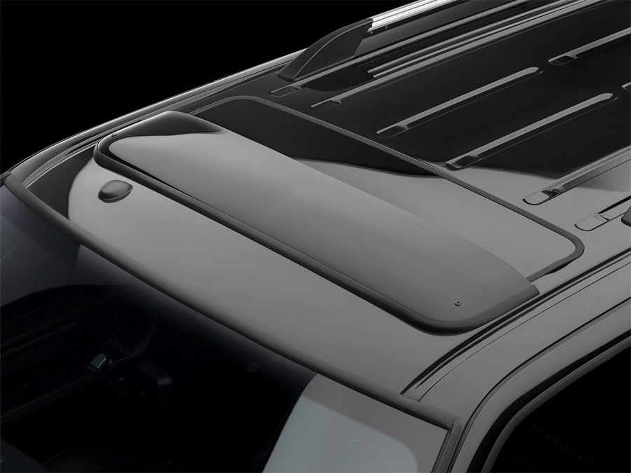 Image is representative of WeatherTech Sunroof Wind Deflector.<br/>Due to variations in monitor settings and differences in vehicle models, your specific part number (89004) may vary.