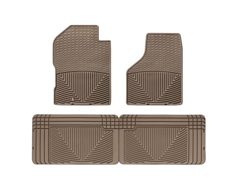 thumbnail image 2 of WeatherTech All-Weather Floor Mats – Tan, 1st & 2nd Row Set For Vehicle Models W54TN-W25TN 2 of 6