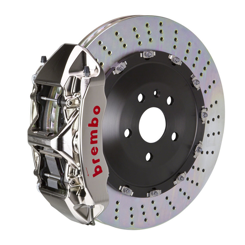 Front 2-Piece GT-R Drilled Brake Kit - Brembo 1N1.9504AR