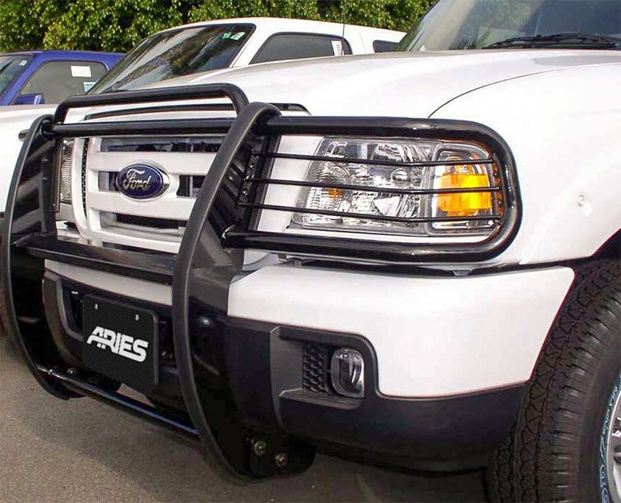 Image is representative of Aries Grille Guard.<br/>Due to variations in monitor settings and differences in vehicle models, your specific part number (3053) may vary.
