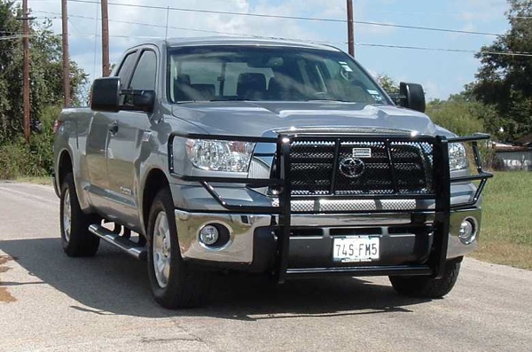 Image is representative of Ranch Hand Legend Grille Guard.<br/>Due to variations in monitor settings and differences in vehicle models, your specific part number (GGT07HBL1) may vary.