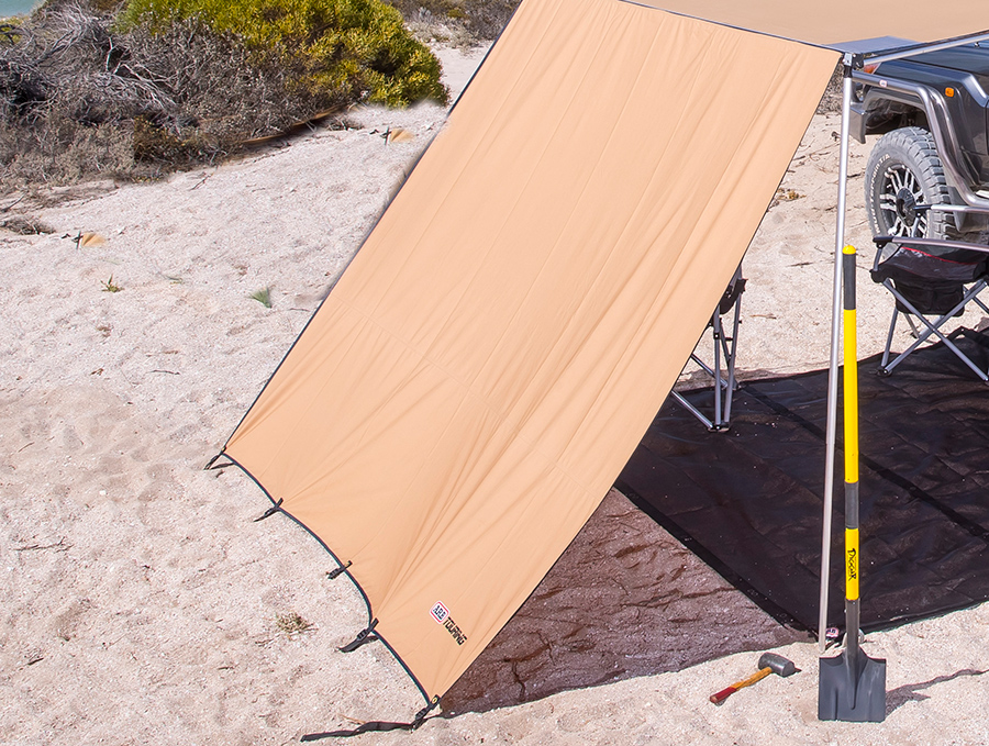 ARB 2500mm Front Windbreak For Awning – UVP50+ Polyurethane Canvas