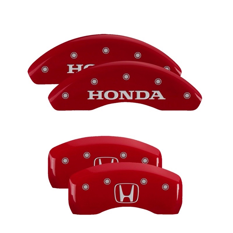 Image is representative of MGP Brake Caliper Covers.<br/>Due to variations in monitor settings and differences in vehicle models, your specific part number (20218SHOHRD) may vary.