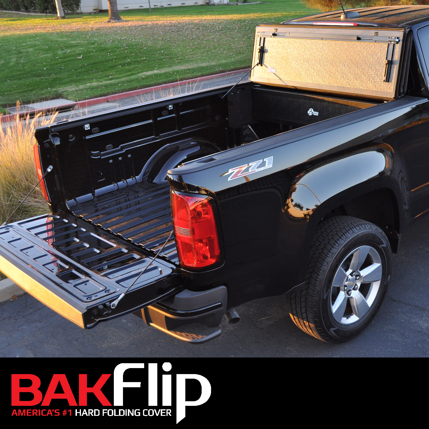 2015 2018 Chevy Colorado BakFlip HD Aluminum Tonneau Cover BAK 2015 2018 Chevy Colorado BakFlip HD Aluminum Tonneau Cover BAK