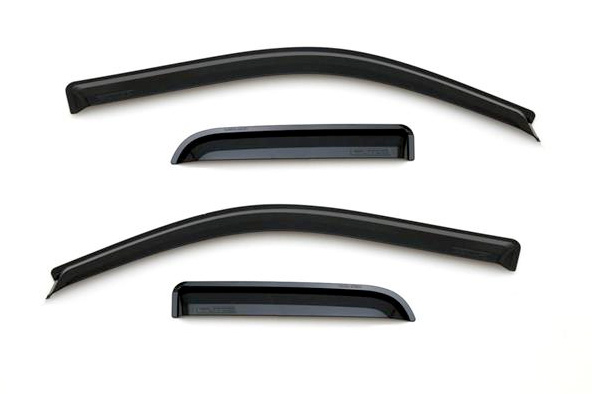 Image is representative of Putco Element Window Deflectors.<br/>Due to variations in monitor settings and differences in vehicle models, your specific part number (580180) may vary.