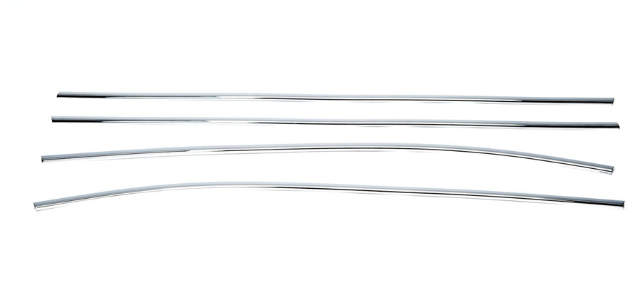 2017 2018 Chevy Silverado Putco Stainless Steel Window Trim Stainless Steel Window Trim