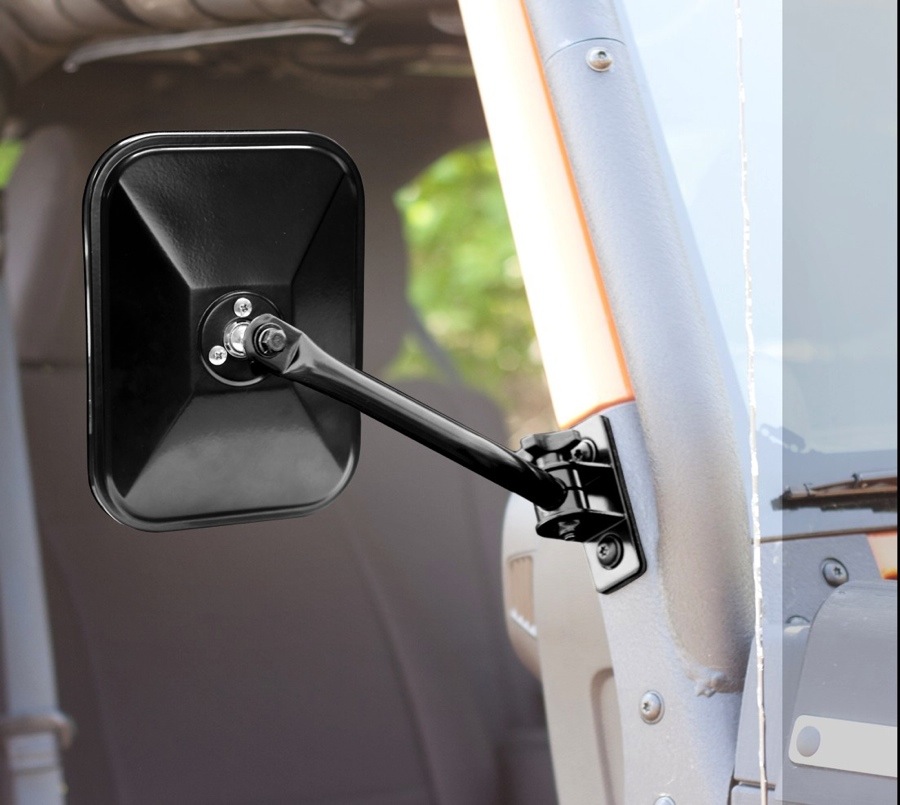 19972014 Jeep Wrangler Rugged Ridge Mirror Relocation Brackets