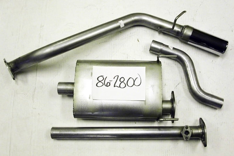 Pace Setter 86-2800 TFX Performance Kat-Back Exhaust Systems Stock Exit Location