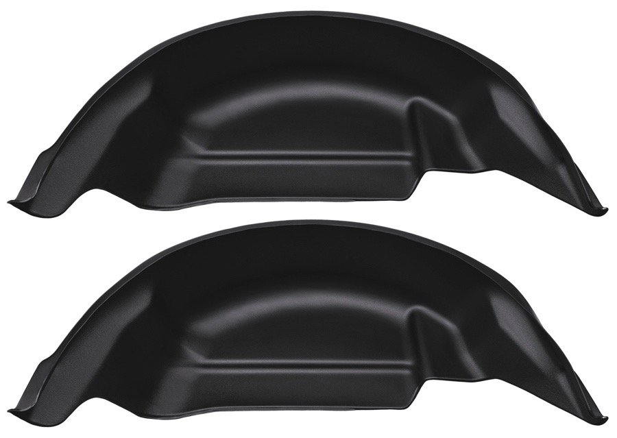 Image is representative of Husky Liners Rear Wheel Well Liners.<br/>Due to variations in monitor settings and differences in vehicle models, your specific part number (79121) may vary.