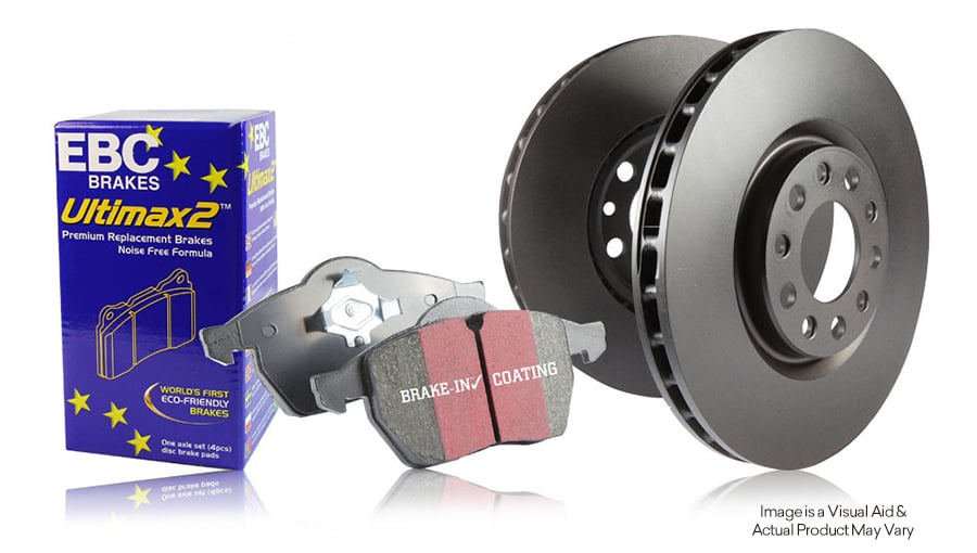 EBC S1KF1071 Front OEM Rotor Brake Kit for 1975-1996 Jaguar