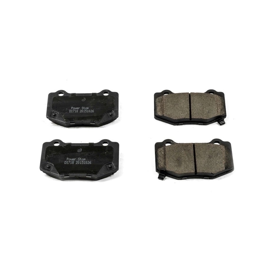 Image is representative of Power Stop Z16 Evolution Ceramic Brake Pads.<br/>Due to variations in monitor settings and differences in vehicle models, your specific part number (16-1718) may vary.
