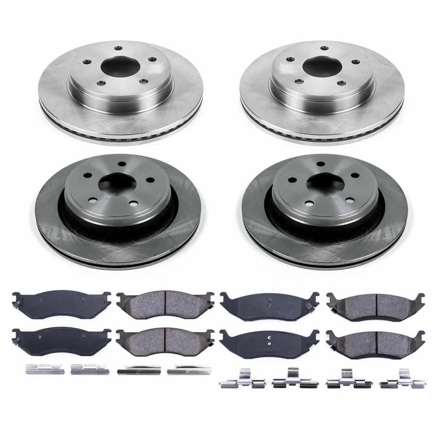 Image is representative of Power Stop Z16 Evolution Brake Kit.<br/>Due to variations in monitor settings and differences in vehicle models, your specific part number (KOE2166) may vary.