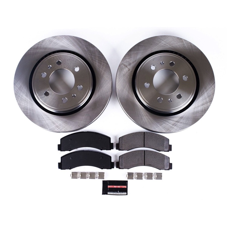 Image is representative of Power Stop Z16 Evolution Brake Kit.<br/>Due to variations in monitor settings and differences in vehicle models, your specific part number (KOE3167) may vary.