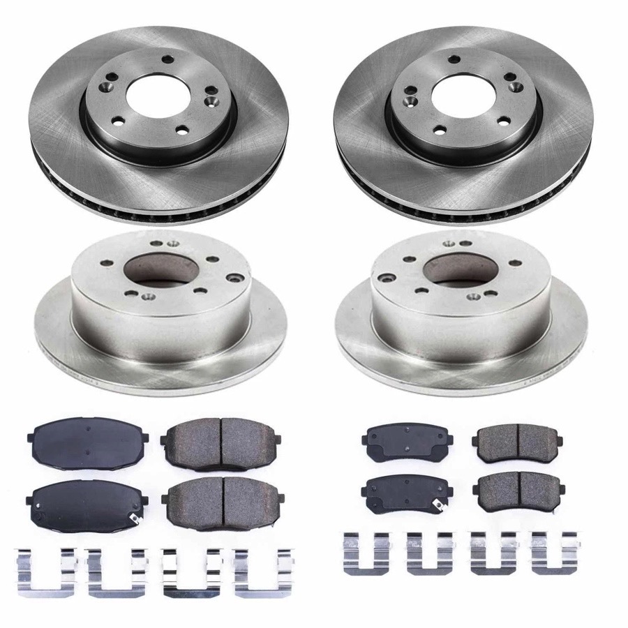 Power Stop KOE5927 Front and Rear Stock Replacement Brake Kit Power Stop KOE5927 Front and Rear Stock Replacement Brake Kit