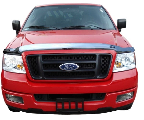 680513 AVS Bugflector Chrome Hood Protector Shield For 97-2002 Ford Expedition