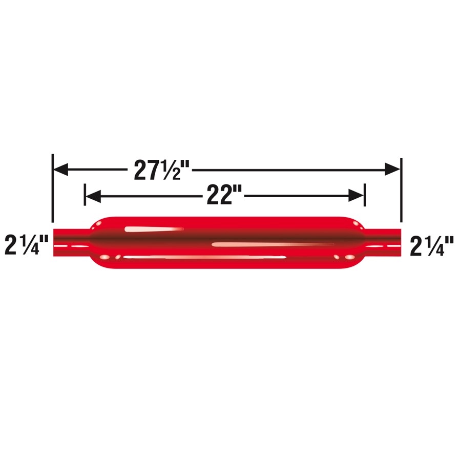 Glasspack Muffler - Cherry Bomb 87505CB