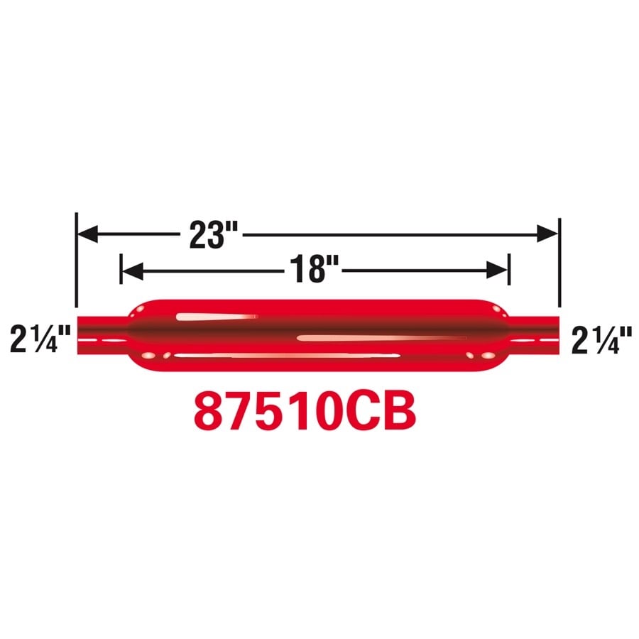 Glasspack Muffler - Cherry Bomb 87510CB