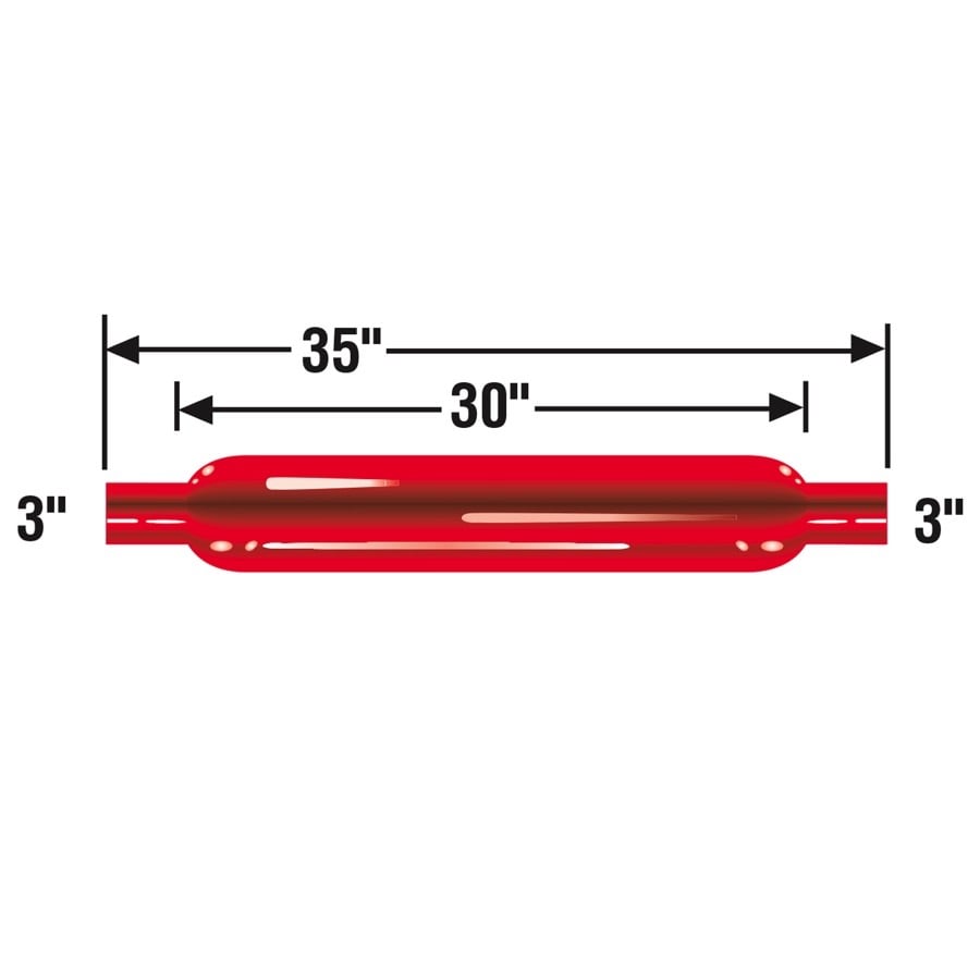 Glasspack Muffler - Cherry Bomb 87519CB