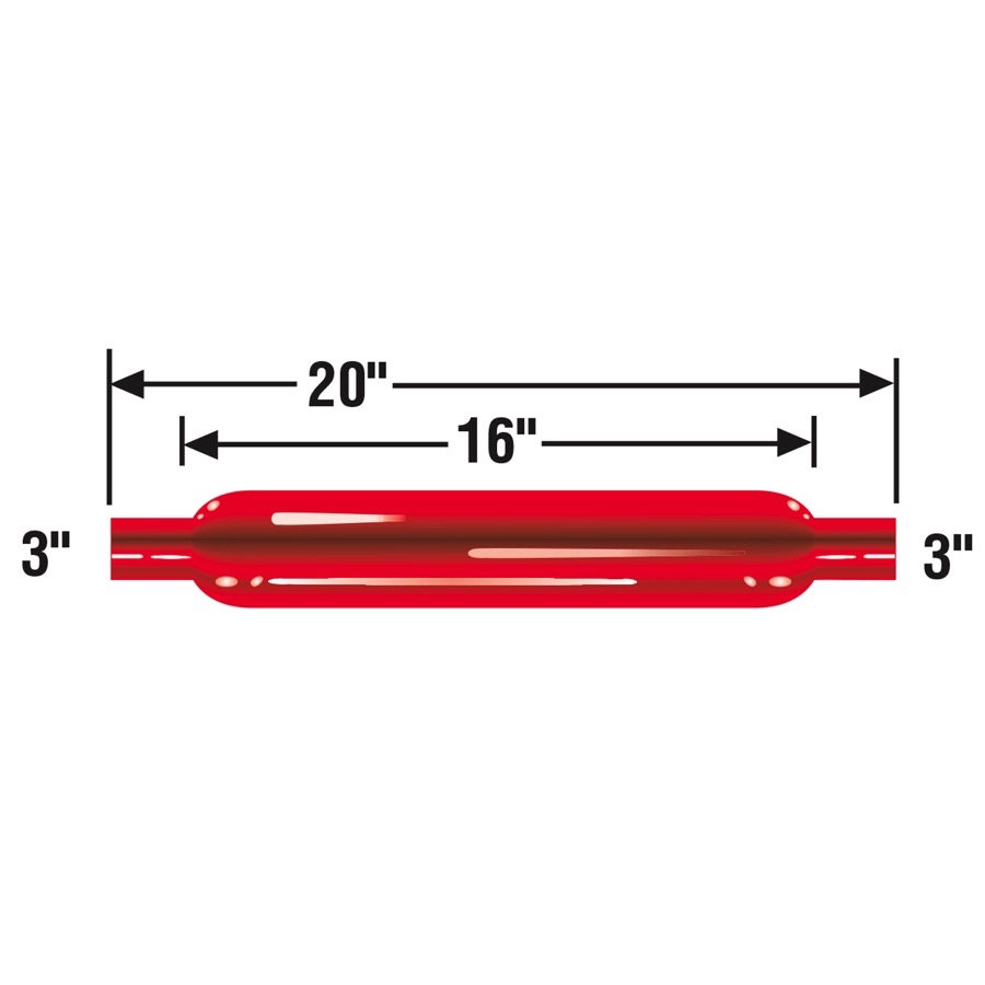 Glasspack Muffler - Cherry Bomb 87525CB