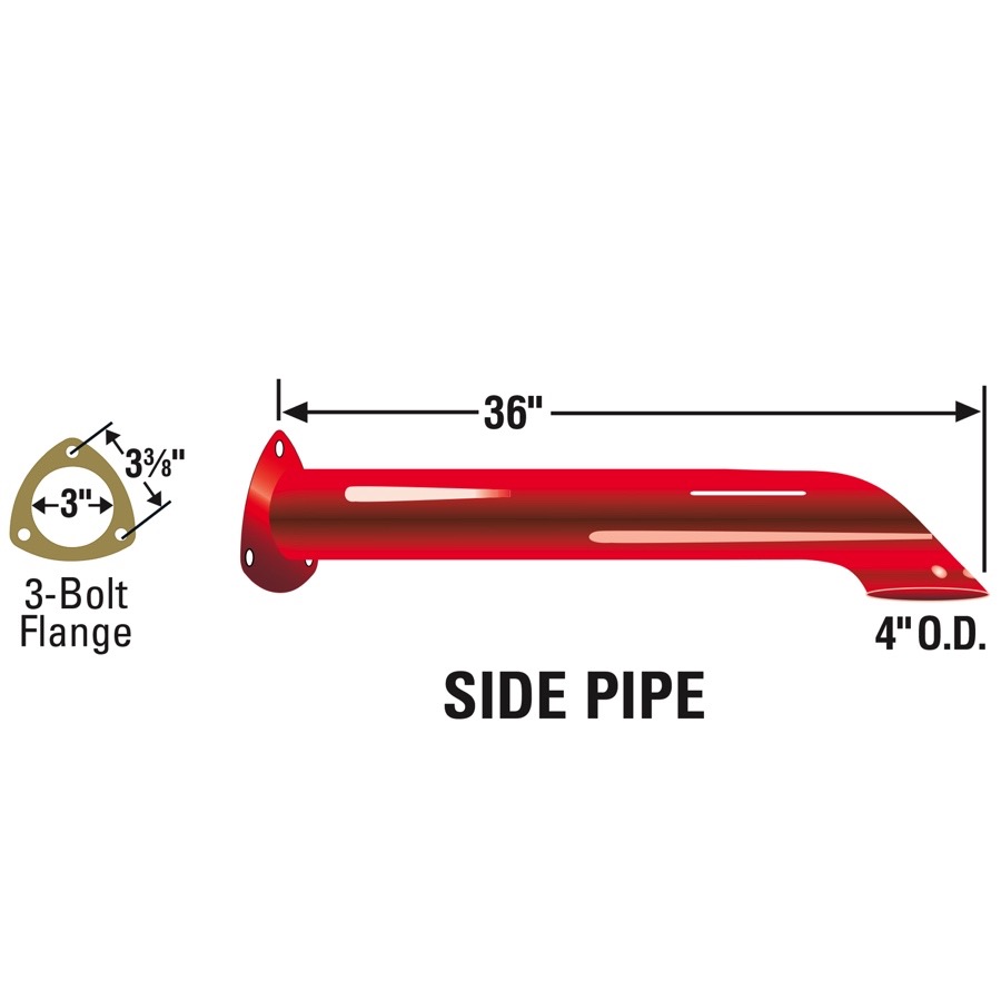 Glasspack Muffler - Cherry Bomb 87553CB