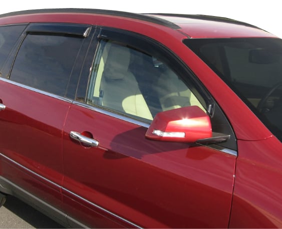 Image is representative of Stampede Tape-Onz Sidewind Deflectors.<br/>Due to variations in monitor settings and differences in vehicle models, your specific part number (6121-2) may vary.