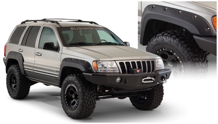 Image is representative of Bushwacker Cut Out Fender Flares.<br/>Due to variations in monitor settings and differences in vehicle models, your specific part number (10071-07) may vary.