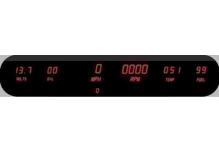Intellitronix LED Digital Six Gauge Panel Kit Intellitronix LED Digital Six Gauge Panel Kit