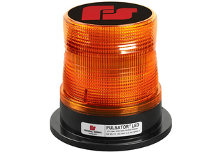 Federal Signal 212660-02SB Pulsator LED Beacon Class 1 Permanent Mount with Tall Amber Dome